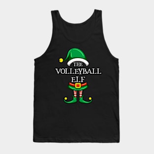 The Volleyball Elf Matching Family Christmas Pajama Tank Top